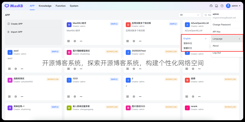 开源博客系统