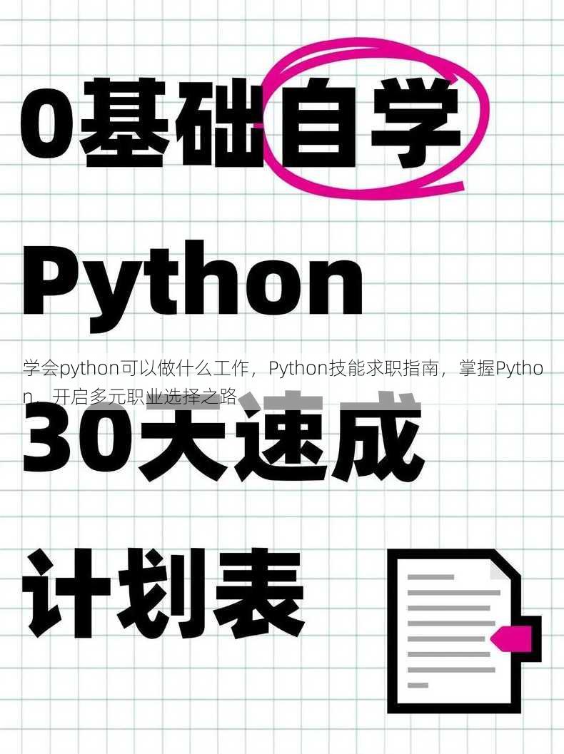 学会python可以做什么工作