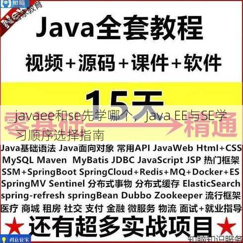 javaee和se先学哪个