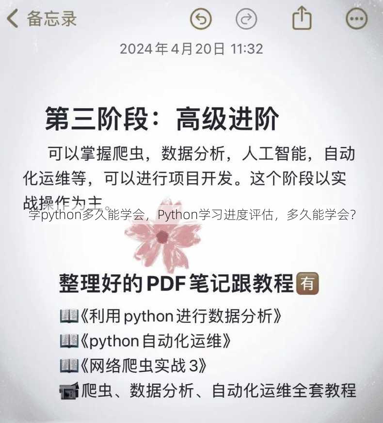 学python多久能学会