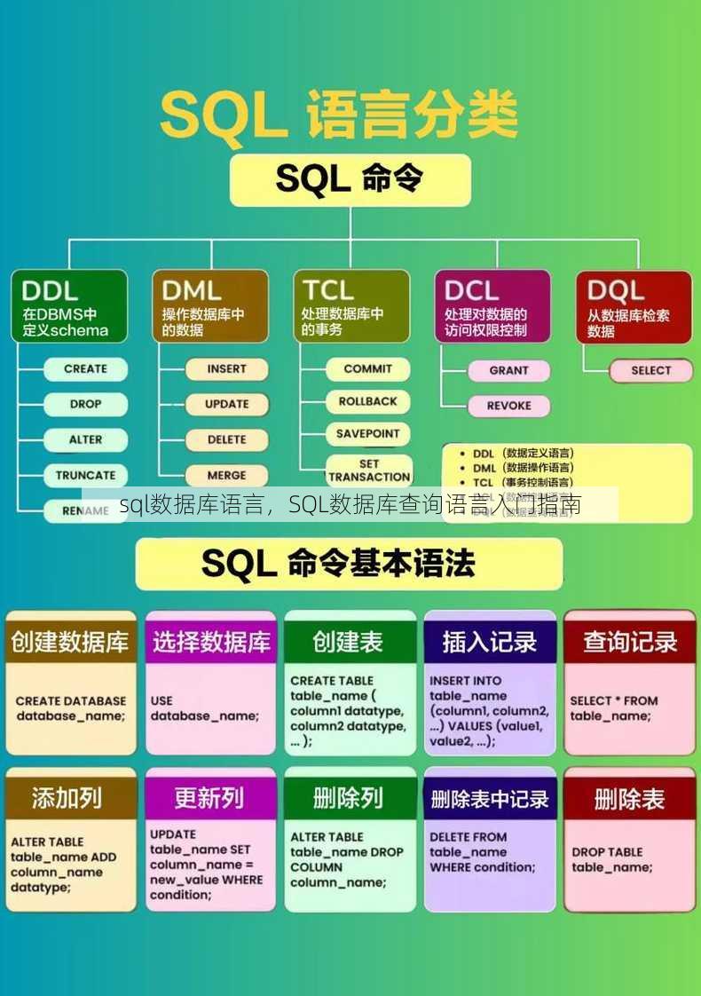 sql数据库语言