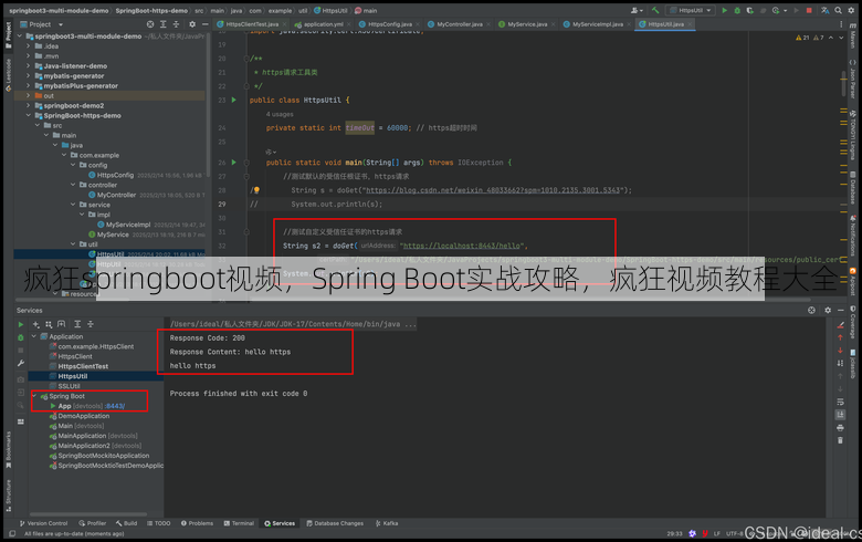 疯狂springboot视频