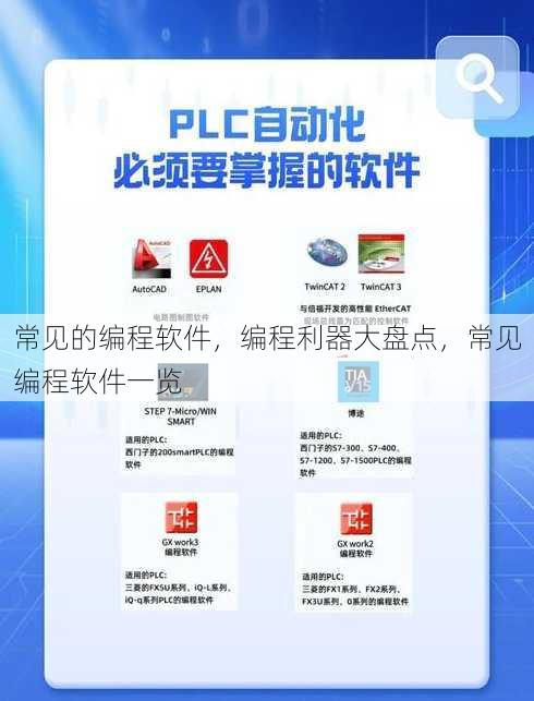 常见的编程软件
