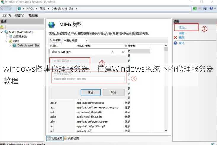 windows搭建代理服务器