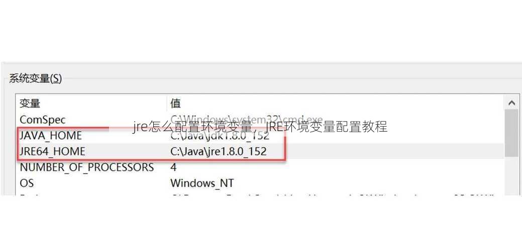 jre怎么配置环境变量