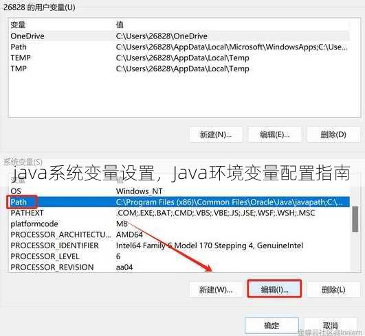 java系统变量设置