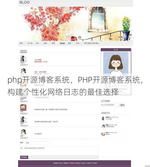 php开源博客系统