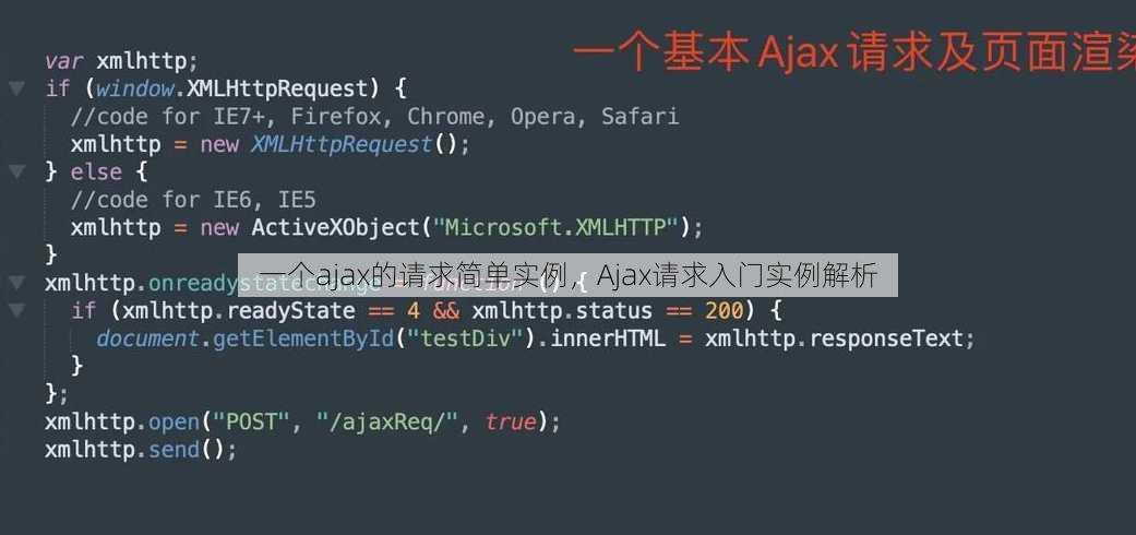 一个ajax的请求简单实例