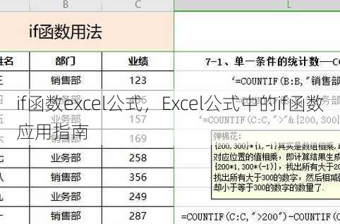 if函数excel公式