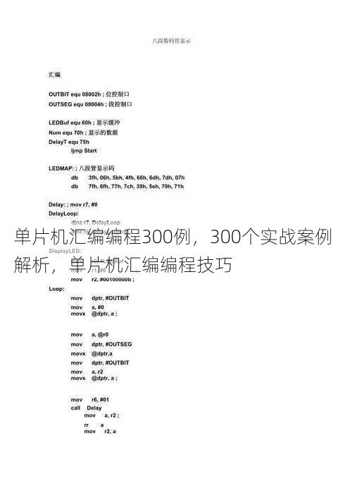 单片机汇编编程300例