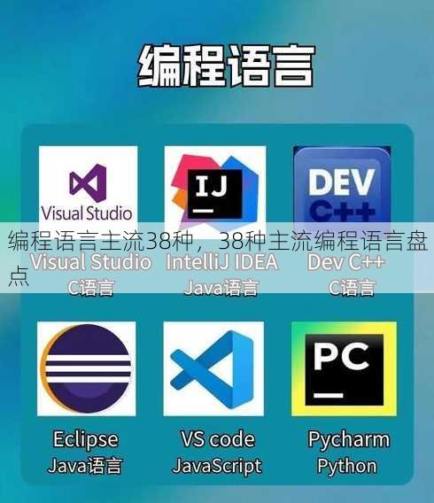 编程语言主流38种