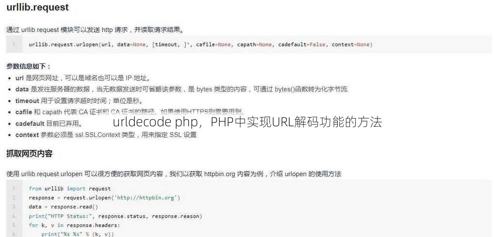 urldecode php