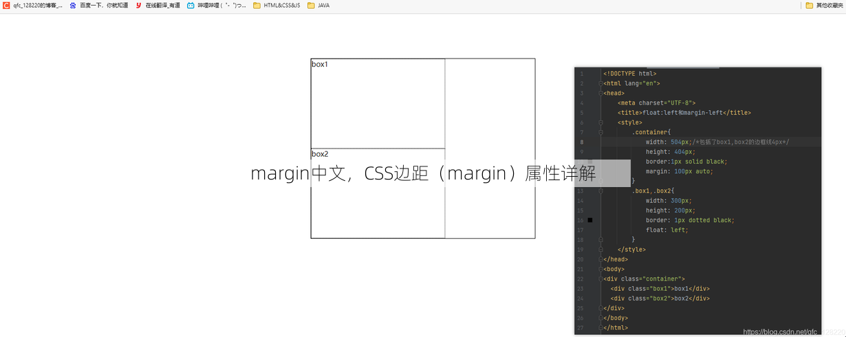 margin中文