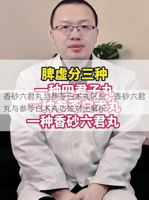 香砂六君丸与参苓白术丸区别