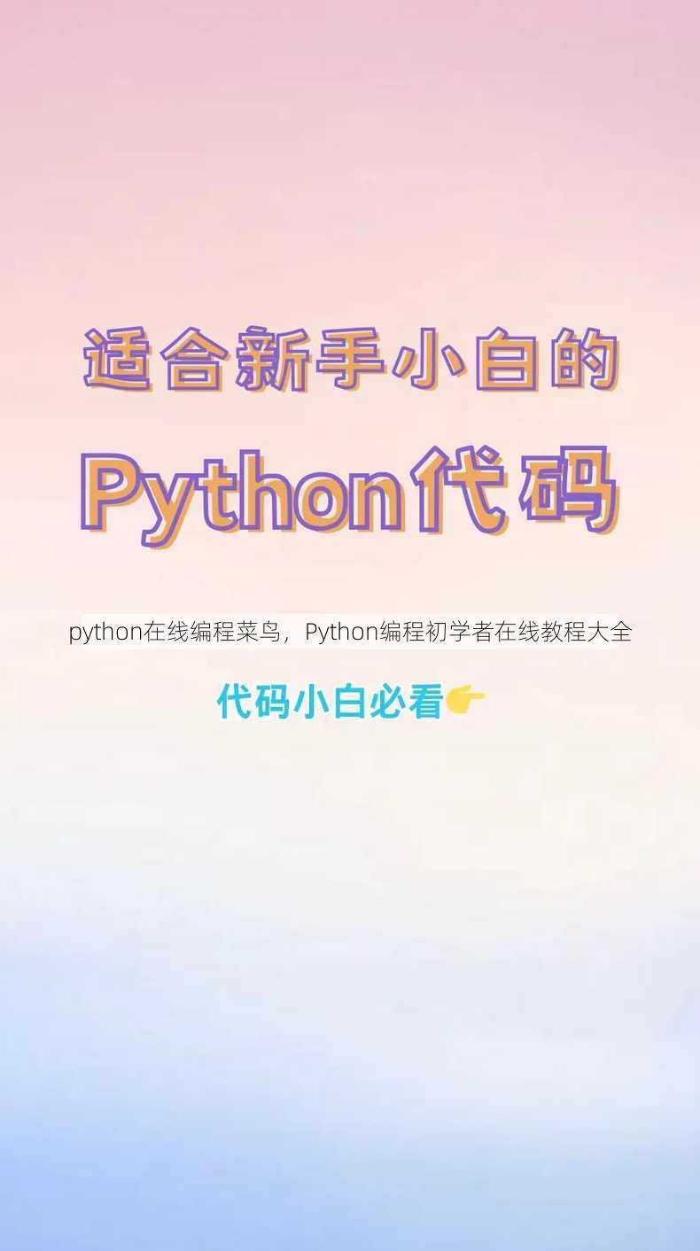 python在线编程菜鸟