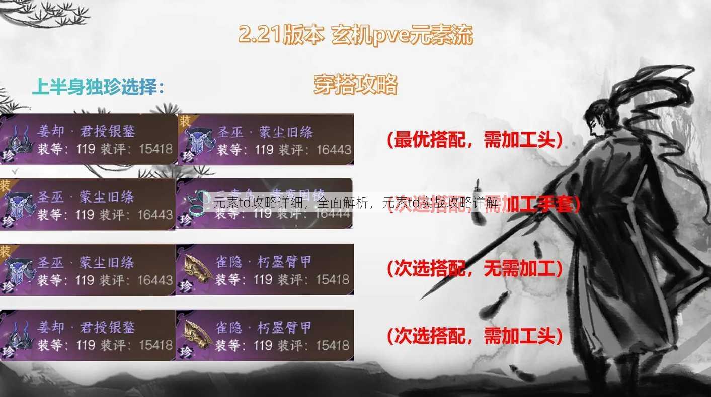 元素td攻略详细