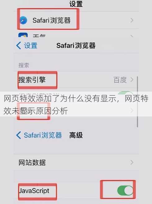 网页特效添加了为什么没有显示