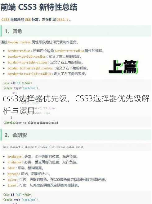 css3选择器优先级