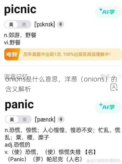onions是什么意思