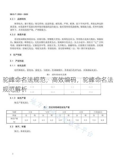 驼峰命名法规范