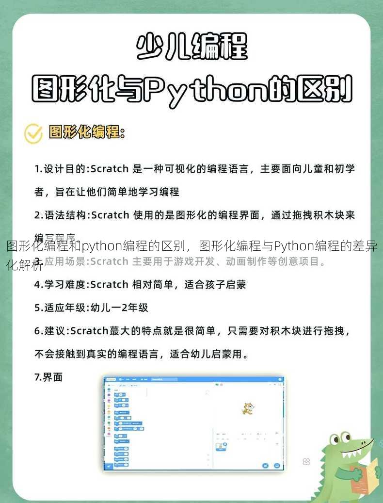 图形化编程和python编程的区别