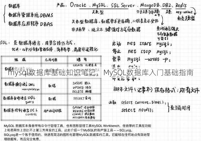 mysql数据库基础知识笔记
