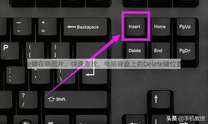 delete键在哪图片