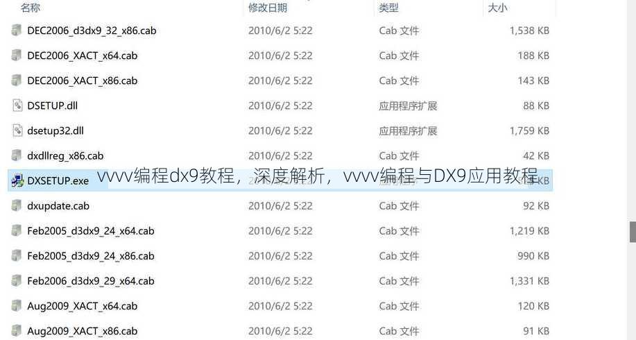 vvvv编程dx9教程