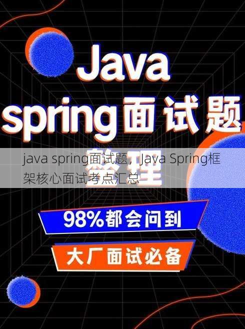 java spring面试题