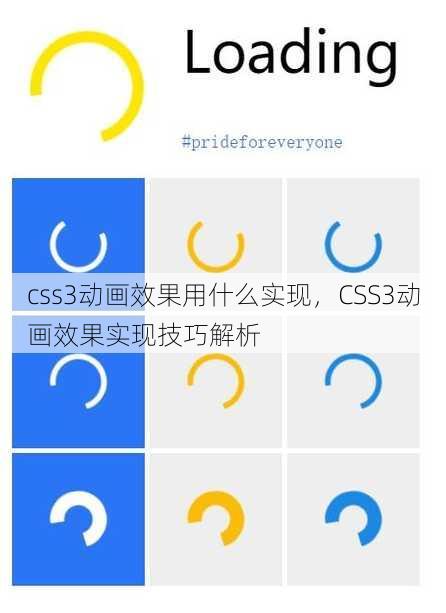css3动画效果用什么实现