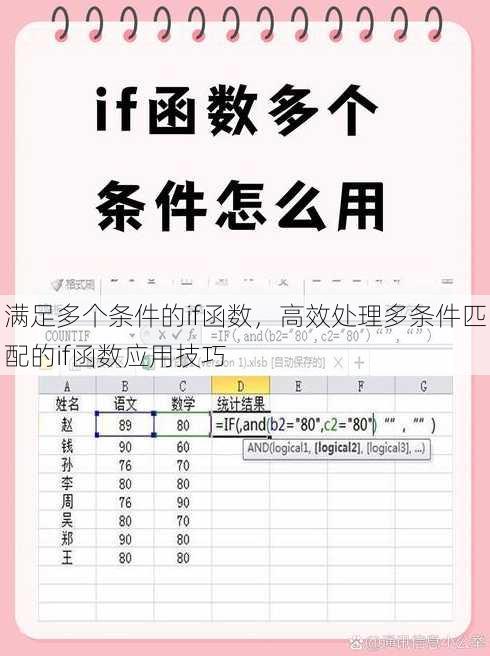 满足多个条件的if函数