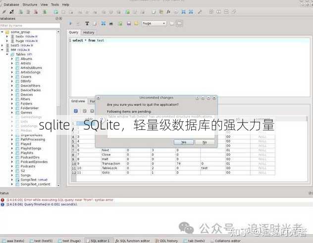 sqlite