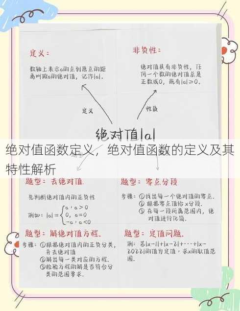 绝对值函数定义