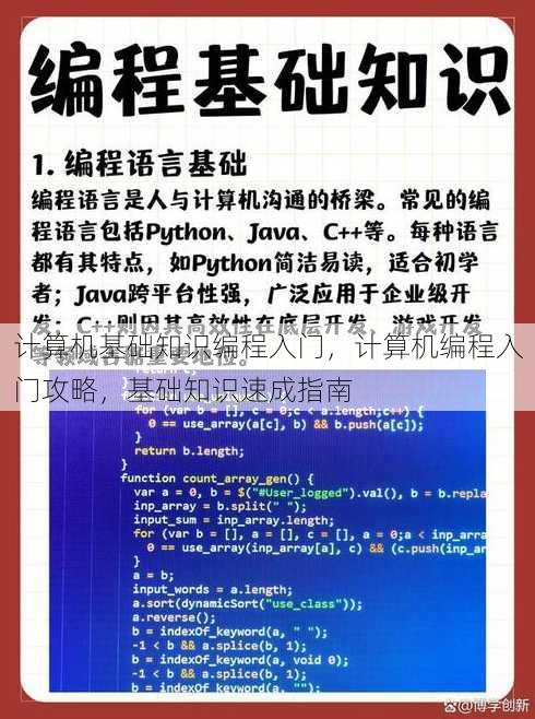 计算机基础知识编程入门