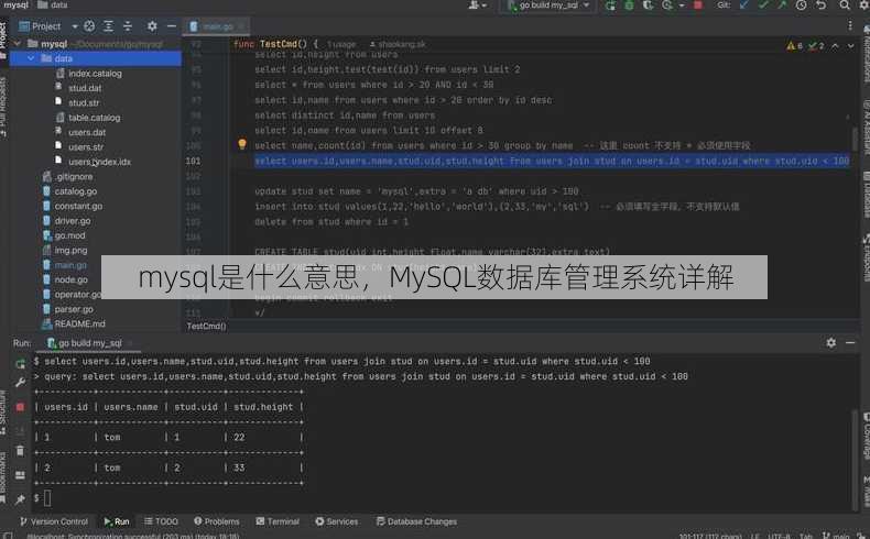 mysql是什么意思