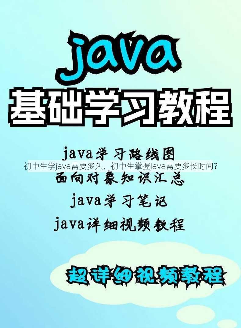 初中生学java需要多久