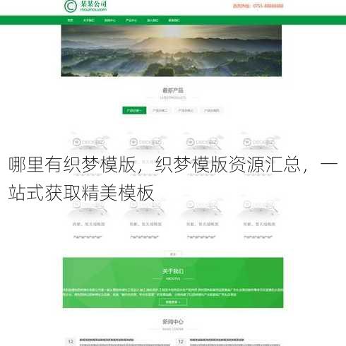 哪里有织梦模版