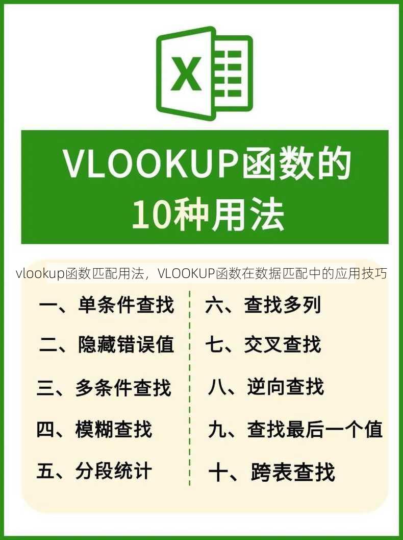 vlookup函数匹配用法