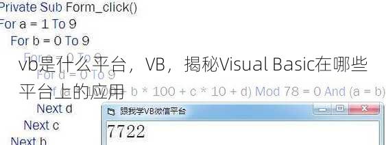 vb是什么平台