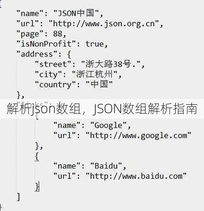 解析json数组