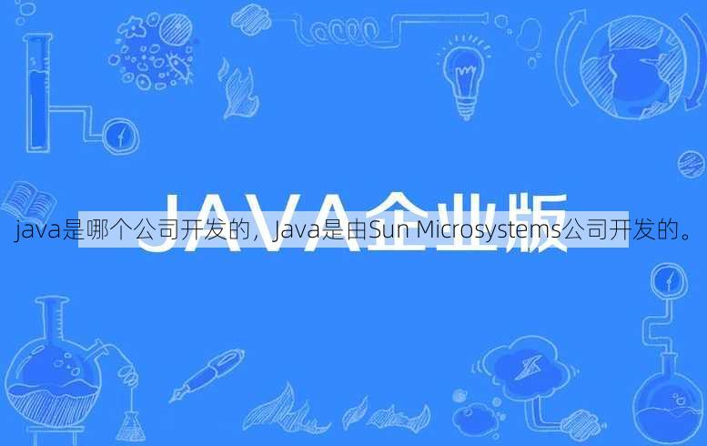 java是哪个公司开发的