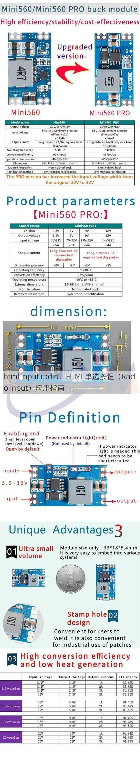 html input radio