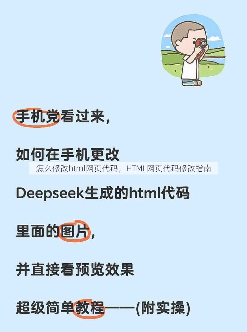 怎么修改html网页代码