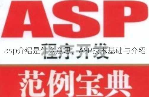 asp介绍是什么意思