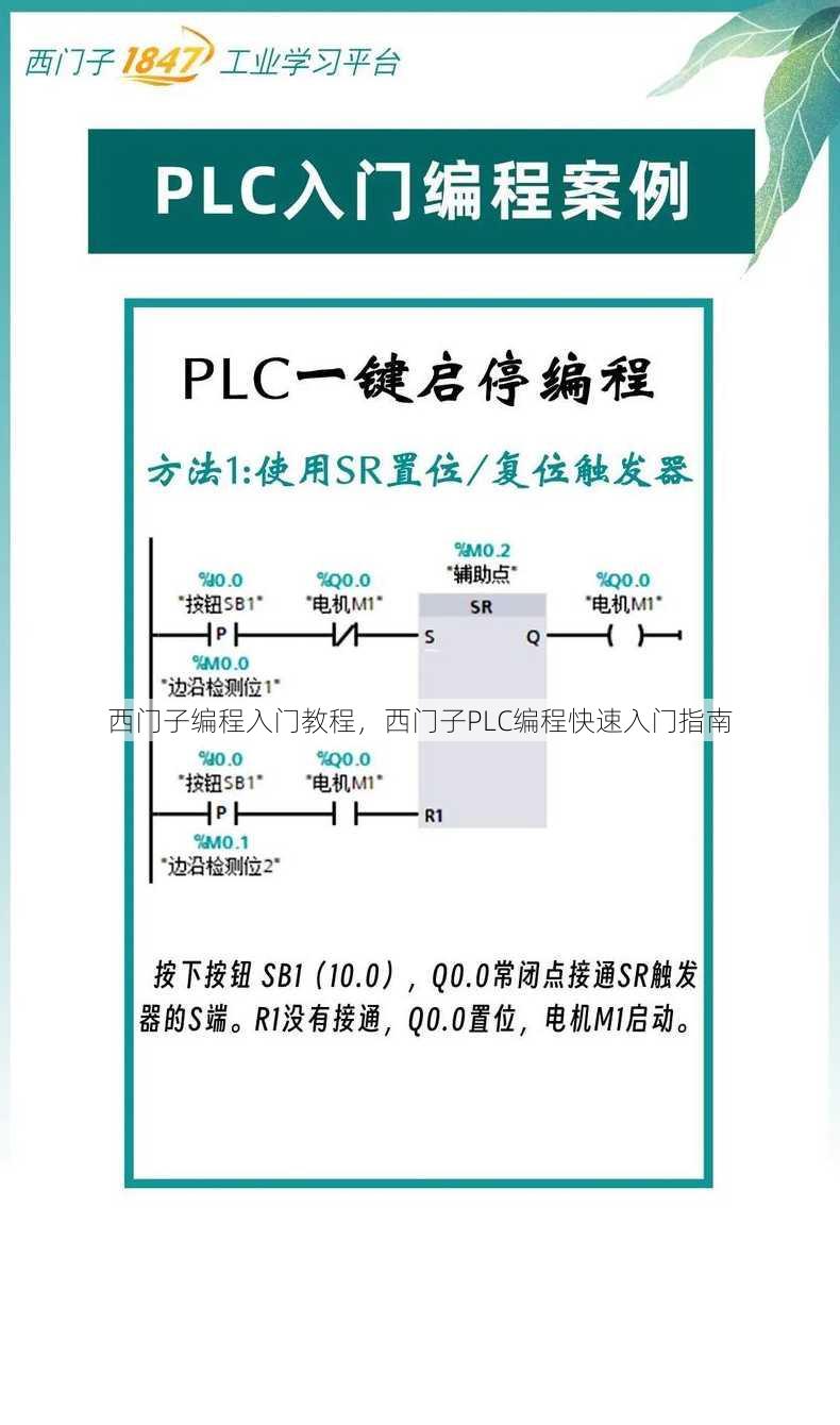 西门子编程入门教程