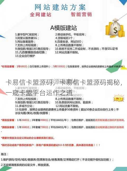 卡易信卡盟源码