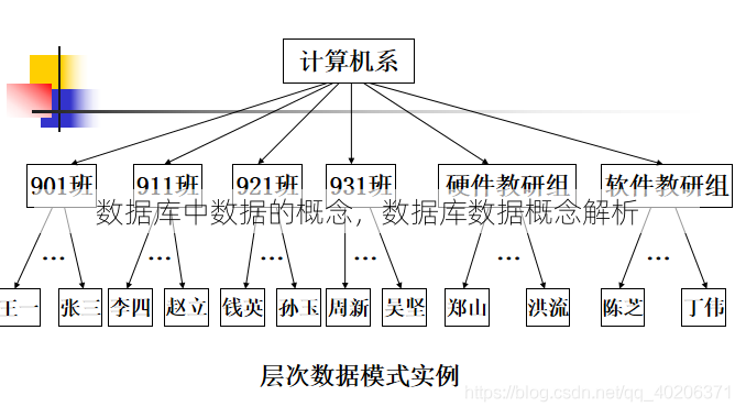 数据库中数据的概念