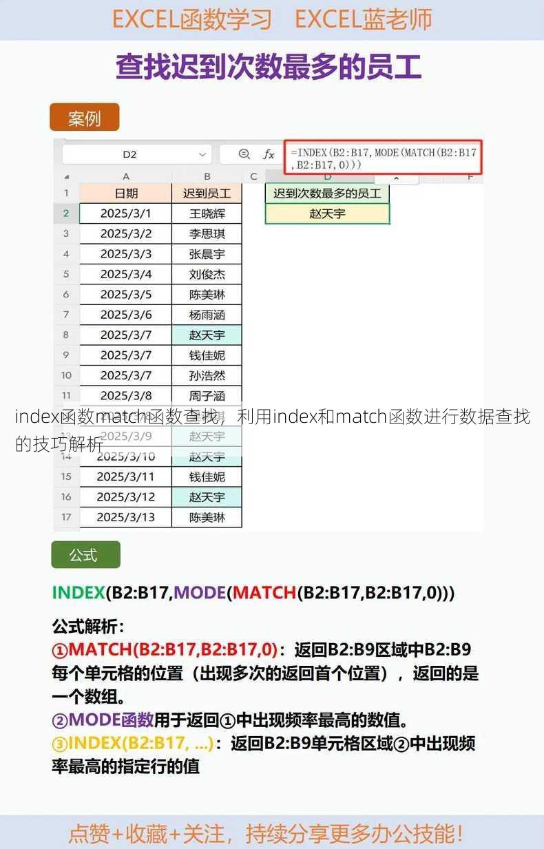 index函数match函数查找