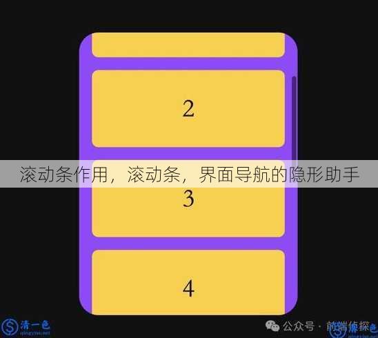 滚动条作用
