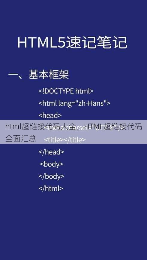 html超链接代码大全